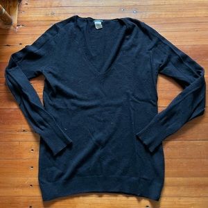 J. Crew rounded v-neck sweater